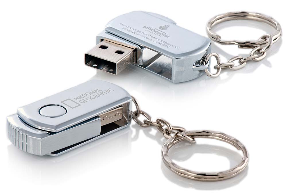 Metal Swing USB Flash Drive