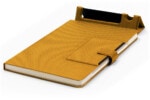 Notebook with Integrated Phone Stand & Pen Holder