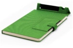 Notebook with Integrated Phone Stand & Pen Holder