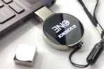 Metal LED-Illuminated Round USB Drive