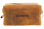 Genuine Leather Shaving & Makeup Bag