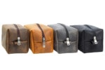 Genuine Leather Shaving & Makeup Bag