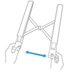 Adjustable Foldable Aluminum Laptop Stand
