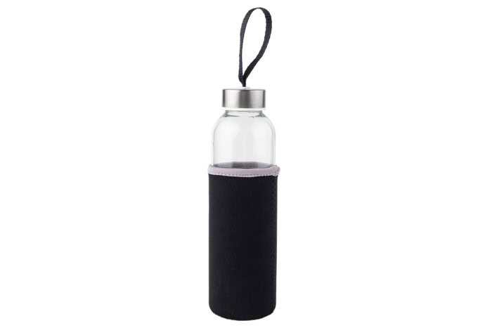 500 ML Glass Water Bottle with Sleeve