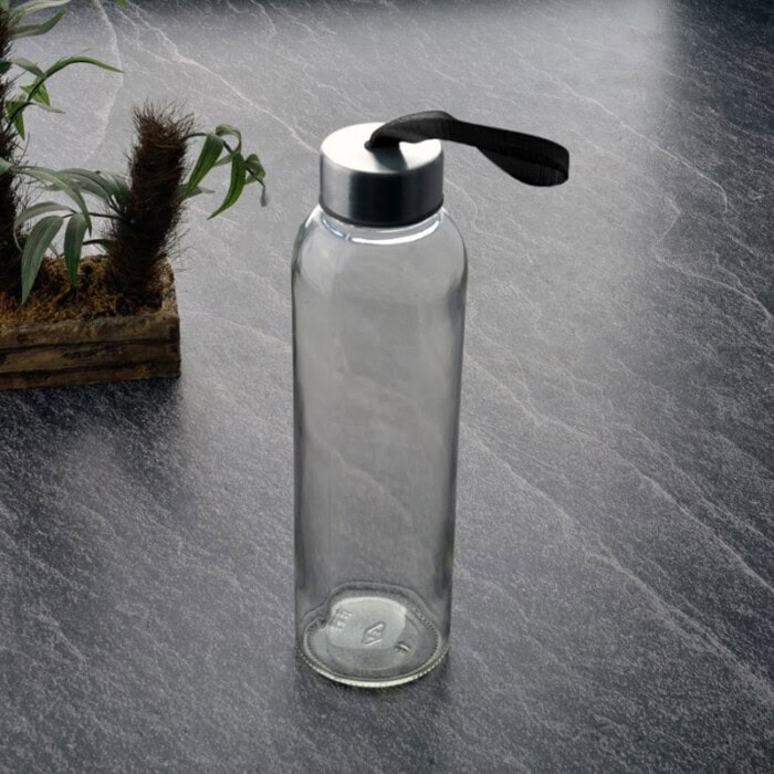 500 ML Glass Water Bottle with Sleeve