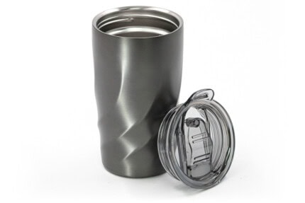 Screw-on leak-proof lid