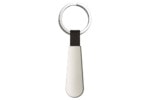 Metal & Leather Keychain
