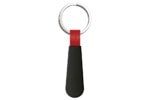 Metal & Leather Keychain