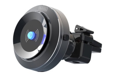 Smart Vacuum Car Phone Holder with Wireless Charger