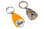 Shopping Cart Token Keychain