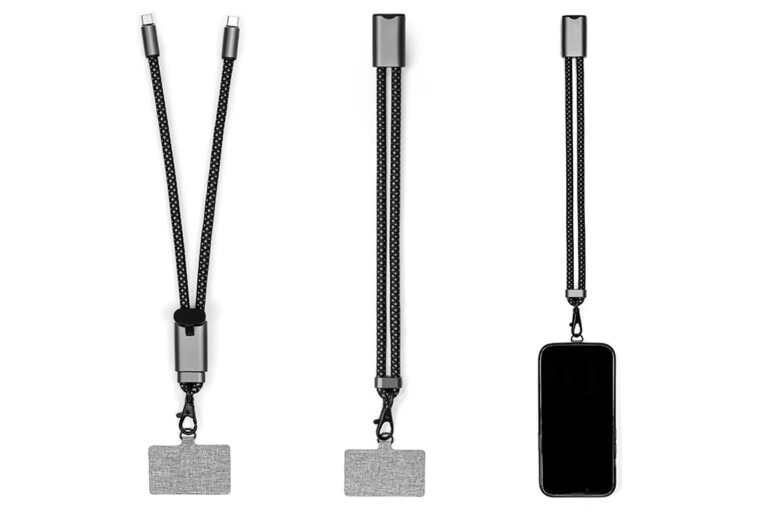 Wrist Phone Strap & Charging Cable in One