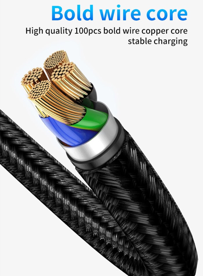 60W PD 5-in-1 Multi Fast Charging Cable