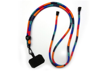 Adjustable Cell Phone Lanyard with Patch