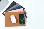 15W Wireless Charging Mouse Pad with Phone Stand