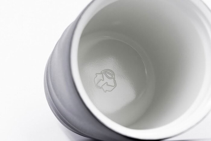 Eco-Friendly Ceramic-Lined Stainless Steel Mug 400 mL