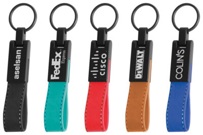 PU Leather Strap Keyring