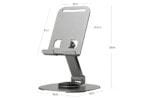 Foldable Metal Phone and Tablet Stand for Desk