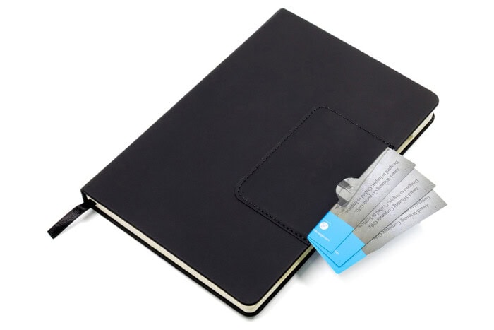 Integrated Business Card Holder