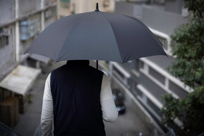 Large Windproof Golf Umbrella with Auto Open - 27"