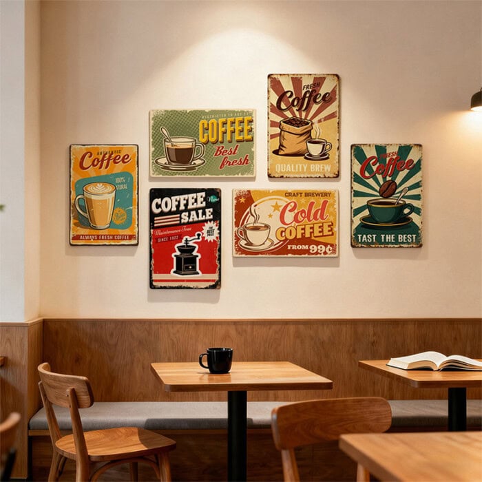 Vintage Metal Tin Sign