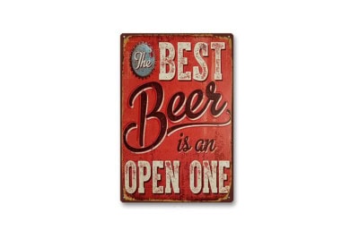 Vintage Metal Tin Sign