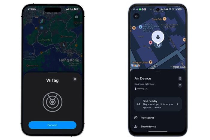 Dual-System Tracker Tag (Compatible with iOS & Android)