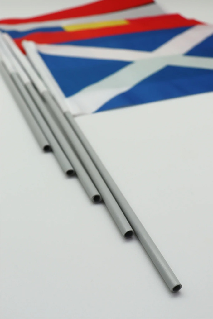 Pre-Assembled on Plastic Poles for Immediate Use