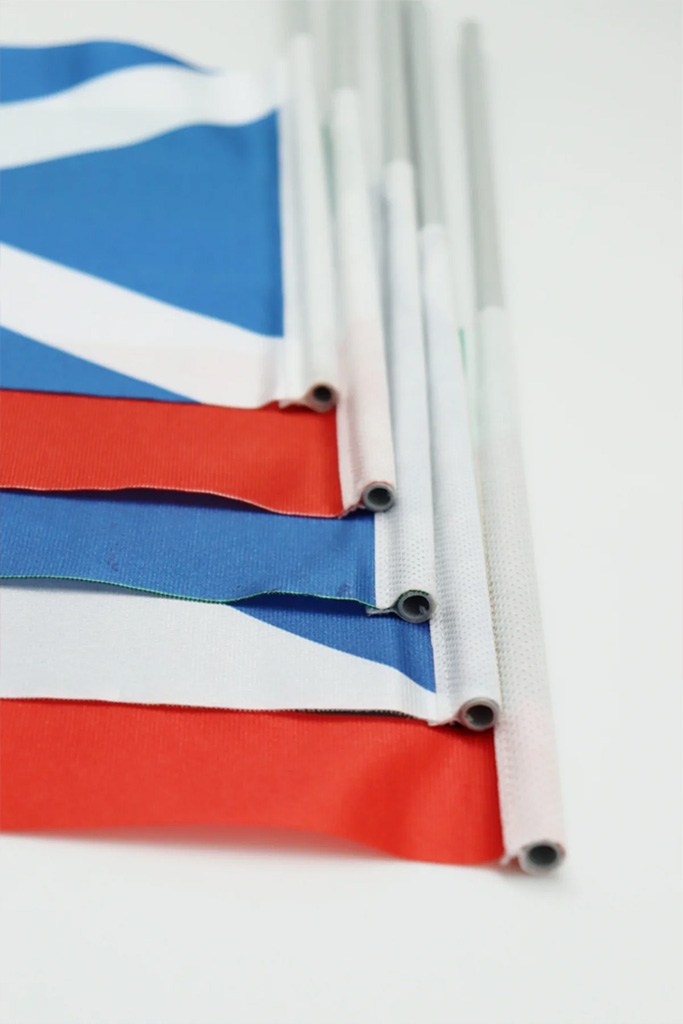 Vibrant Colors, Fray-Free Edges, and Durable Knitted Polyester