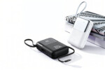20,000 mAh Power Bank with Cables 22.5W Fast Portable Charger