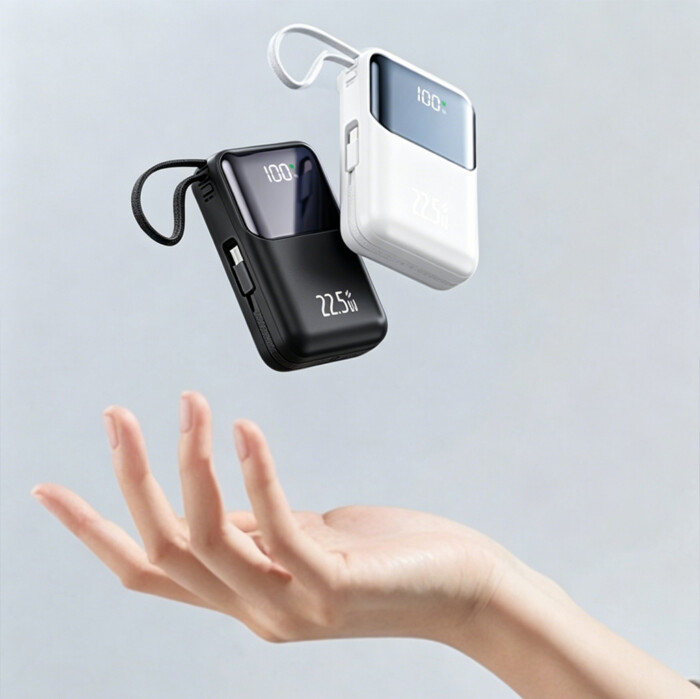 20,000mAh High Capacity & 22.5W Fast Charging