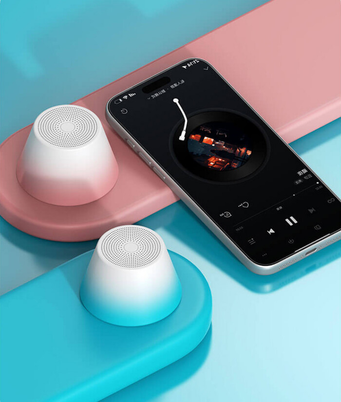 Mini Magnetic Bluetooth Speaker & Phone Stand