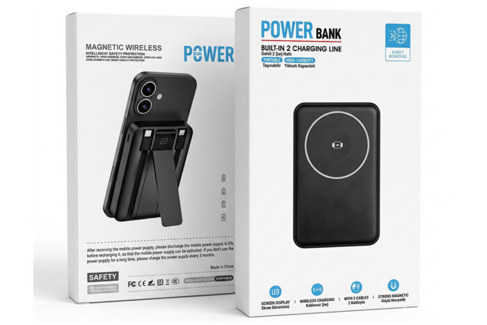 10,000 mAh MagSafe Power Bank with Foldable Kickstand