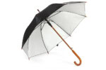 43" Windproof Wooden Handle Stick Umbrella