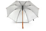 43" Windproof Wooden Handle Stick Umbrella