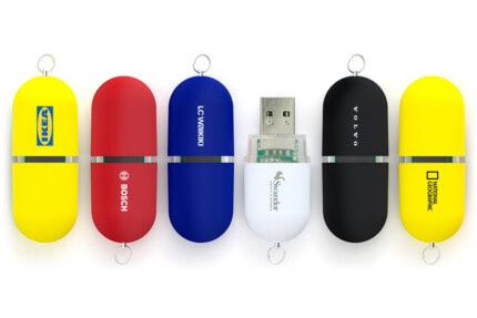 Oval Shaped USB Flash Drive